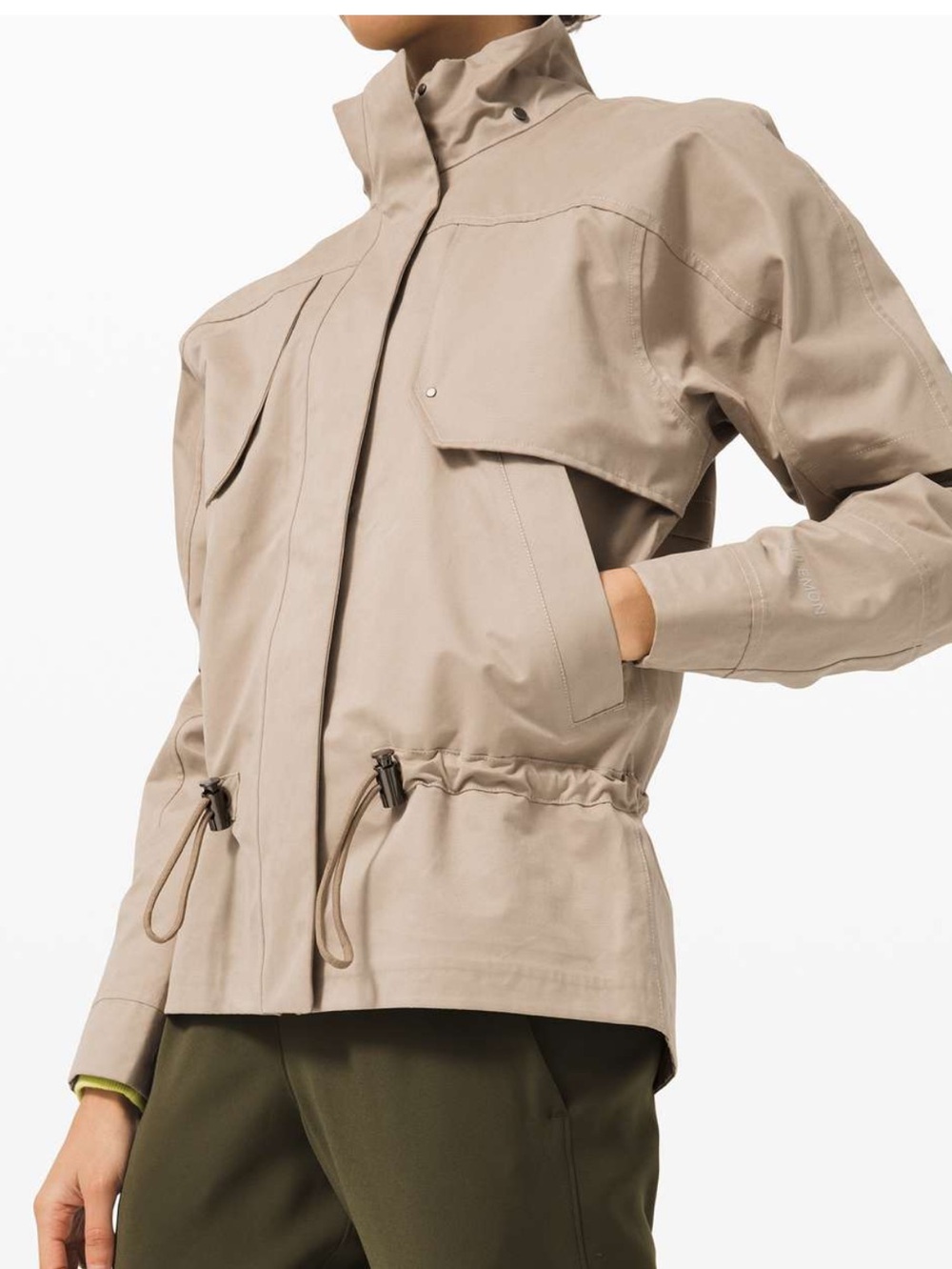 Lululemon Caught in the Rain Jacket Coat sz 12